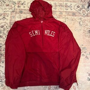 XL Florida State Seminoles Pullover Windbreaker